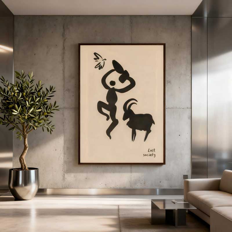 Minimalist art print by Lutem List